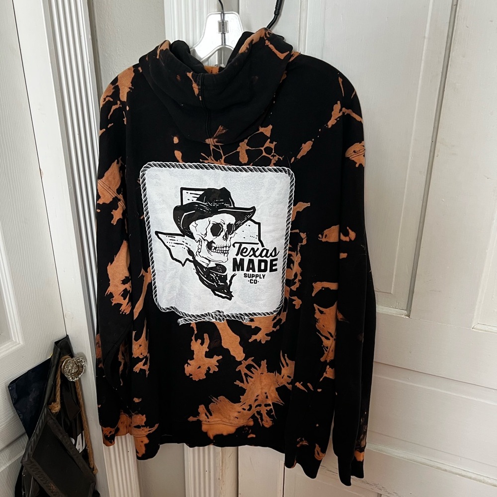 Texas Made Bleached Hoodie View 3